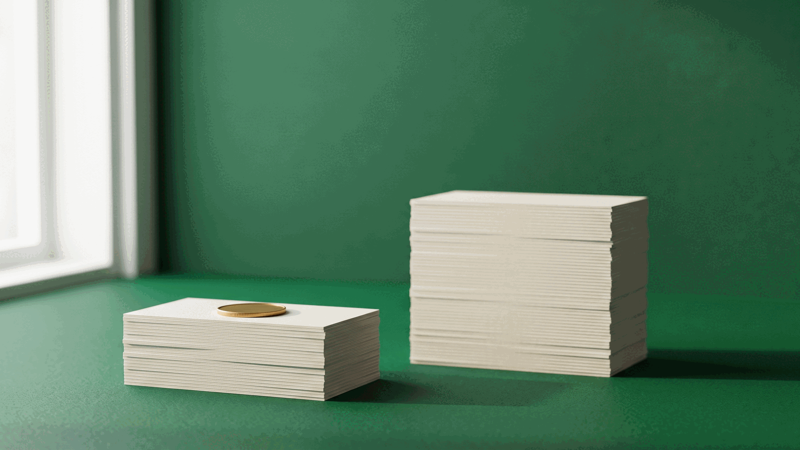 Buying a company: €450k with a bank, €1.29M without